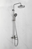 Душевая стойка BELZ B812 B24812-3 оружейная сталь