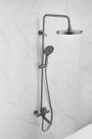 Душевая стойка BELZ B812 B24812-3 оружейная сталь