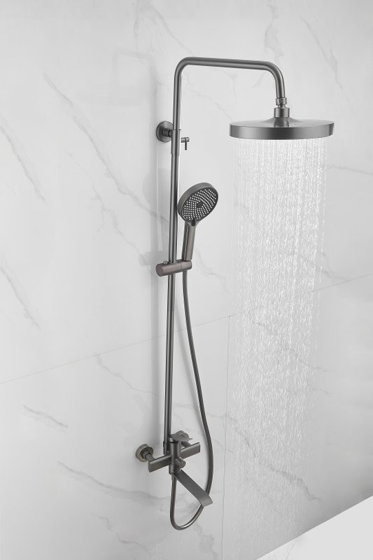 Душевая стойка BELZ B812 B24812-3 оружейная сталь