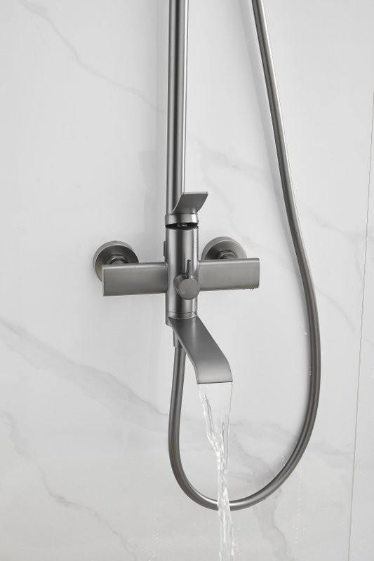 Душевая стойка BELZ B812 B24812-3 оружейная сталь