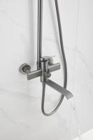 Душевая стойка BELZ B812 B24812-3 оружейная сталь