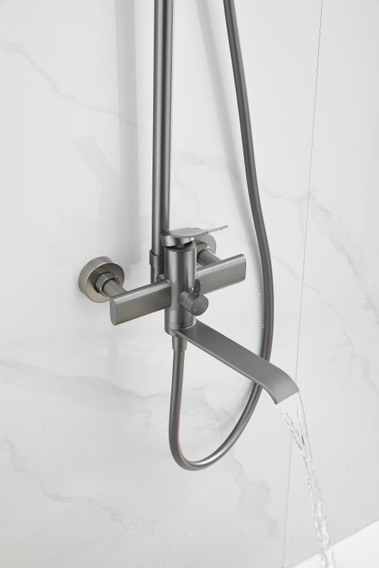 Душевая стойка BELZ B812 B24812-3 оружейная сталь