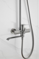 Душевая стойка BELZ B812 B24812-3 оружейная сталь