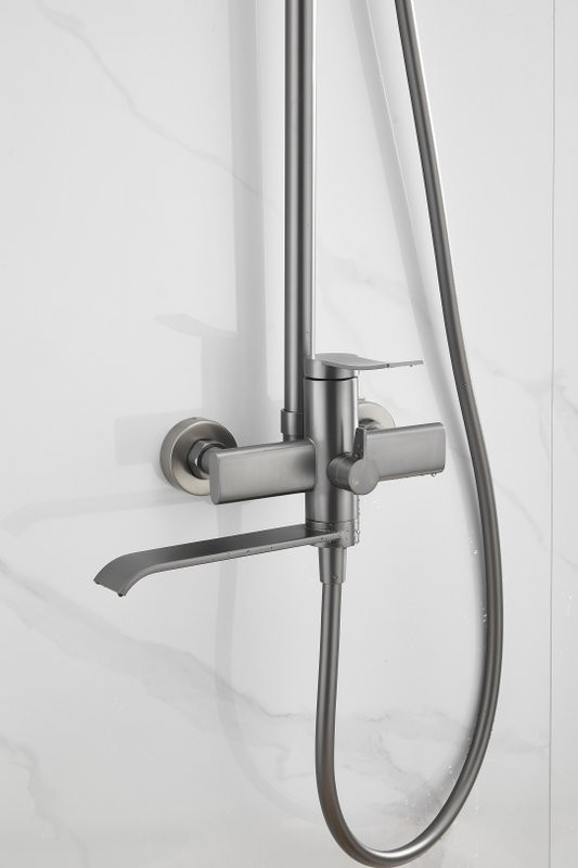 Душевая стойка BELZ B812 B24812-3 оружейная сталь