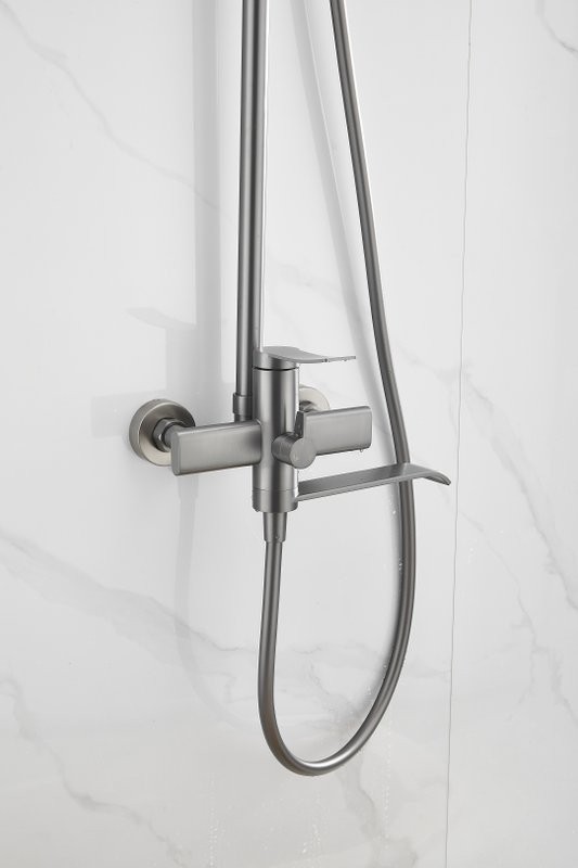 Душевая стойка BELZ B812 B24812-3 оружейная сталь