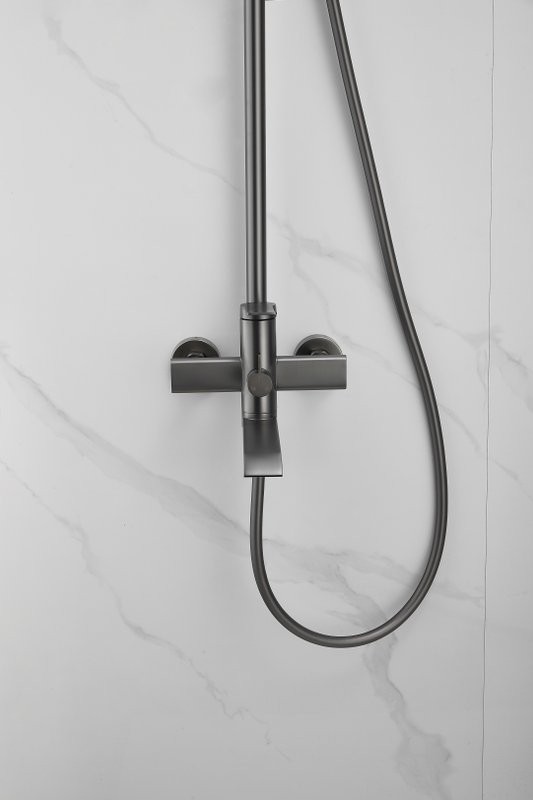 Душевая стойка BELZ B812 B24812-3 оружейная сталь