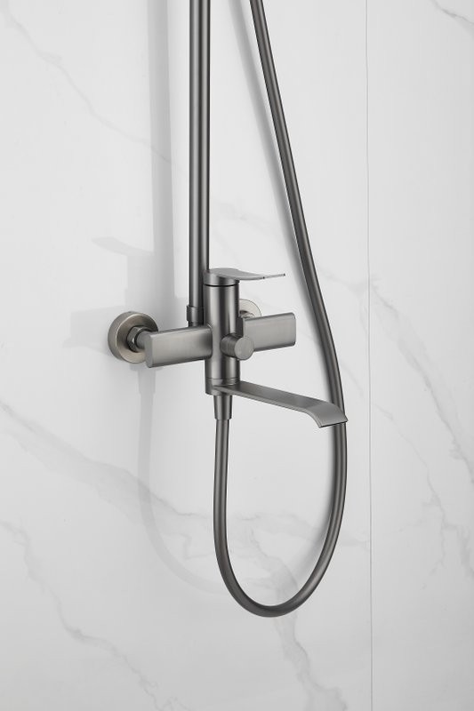 Душевая стойка BELZ B812 B24812-3 оружейная сталь