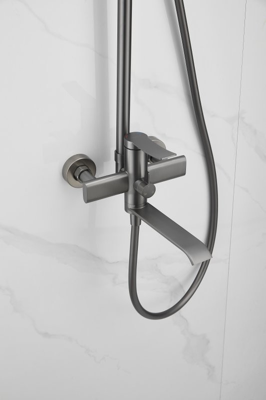 Душевая стойка BELZ B812 B24812-3 оружейная сталь