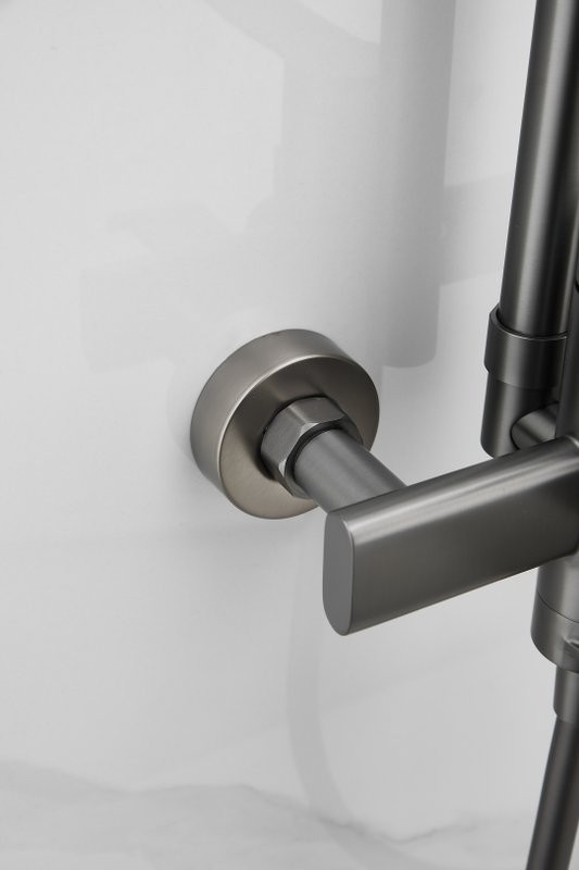 Душевая стойка BELZ B812 B24812-3 оружейная сталь