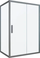 Душевой уголок Kubele DE019 R-MAT-MT 120х100 см, профиль матовый хром