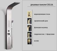 Душевая панель Ceruttispa Celia BR CT10405 матовая нержавеющая сталь Душевая панель Ceruttispa Celia BR CT10405 матовая нержавеющая сталь