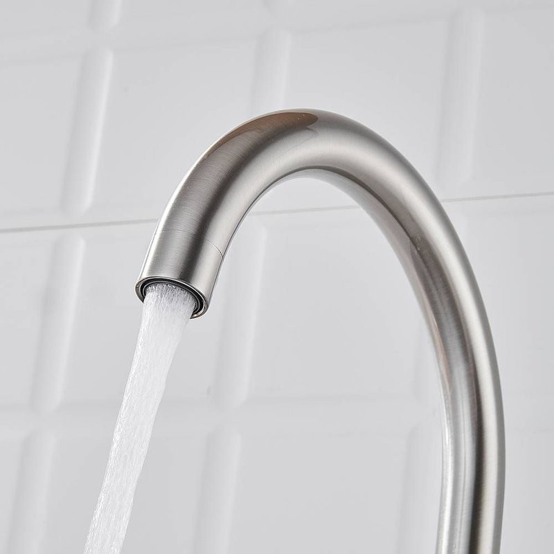 Смеситель для кухни с подключением фильтра Shevanik S428L, сатин