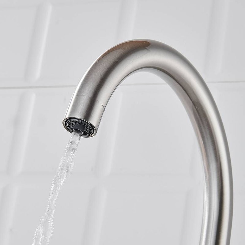 Смеситель для кухни с подключением фильтра Shevanik S428L, сатин