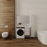 Тумба с раковиной Style Line Даллас 100 Люкс Plus подвесная R