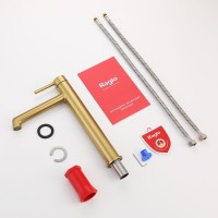 Смеситель для раковины Raglo R20.15.03, золотой сатин Смеситель для раковины Raglo R20.15.03, золотой сатин