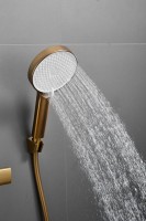 Смеситель с длинным изливом для ванны BELZ B813 B22813-5 золото