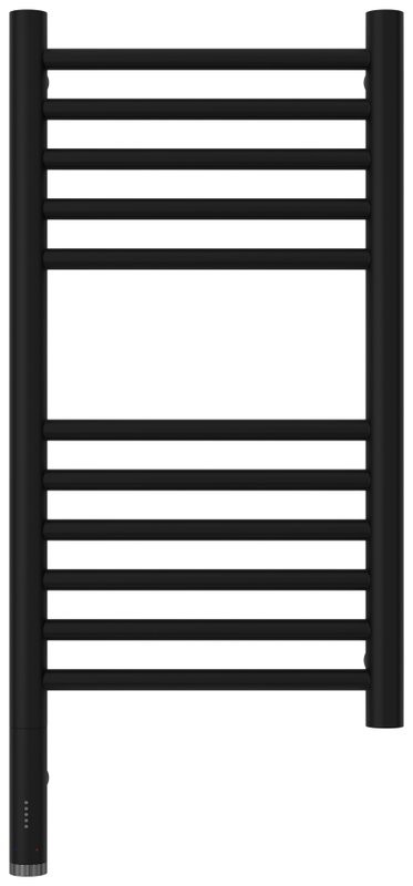 Полотенцесушитель электрический Сунержа Богема 3.1 31-6004-6030 70x35 см, подключение слева, матовый черный, лесенка