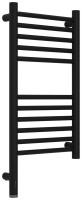 Полотенцесушитель электрический Сунержа Богема 3.1 31-6004-6030 70x35 см, подключение слева, матовый черный, лесенка