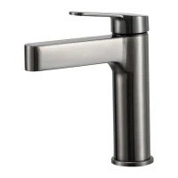Смеситель для раковины Gappo G99-39 G1099-39 оружейная сталь Смеситель для раковины Gappo G99-39 G1099-39 оружейная сталь