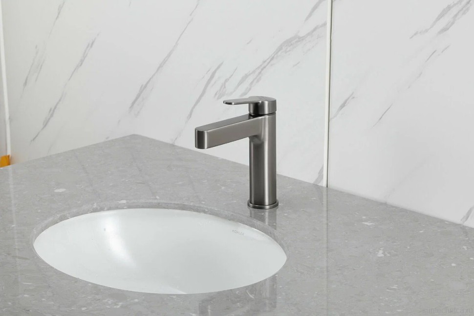 Смеситель для раковины Gappo G99-39 G1099-39 оружейная сталь