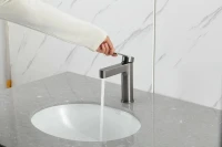 Смеситель для раковины Gappo G99-39 G1099-39 оружейная сталь Смеситель для раковины Gappo G99-39 G1099-39 оружейная сталь