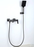 Смеситель для ванны с душем Frap H84 F3284-9 оружейная сталь Смеситель для ванны с душем Frap H84 F3284-9 оружейная сталь