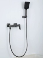 Смеситель для ванны с душем Frap H84 F3284-9 оружейная сталь Смеситель для ванны с душем Frap H84 F3284-9 оружейная сталь