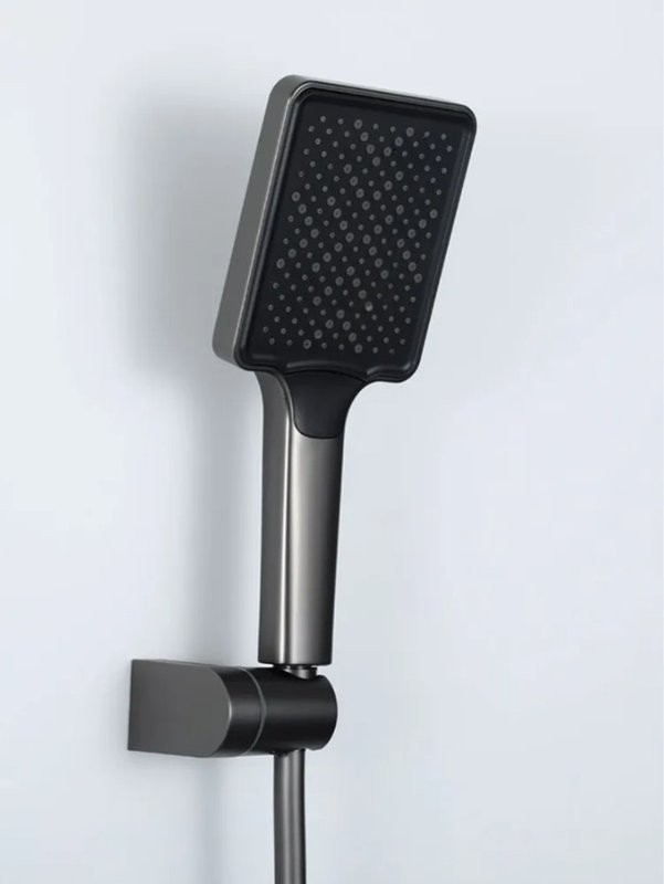 Смеситель для ванны с душем Frap H84 F3284-9 оружейная сталь