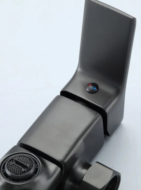 Смеситель для ванны с душем Frap H84 F3284-9 оружейная сталь