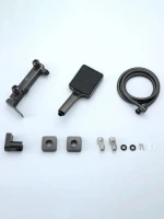 Смеситель для ванны с душем Frap H84 F3284-9 оружейная сталь