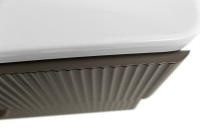 Мебель для ванной комнаты BelBagno Due 80 подвесная, 2 ящика, оружейная сталь