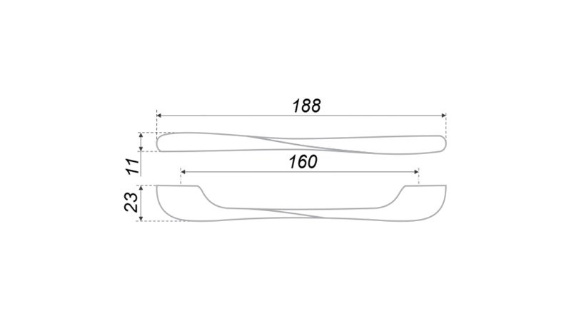 Мебель для ванной комнаты BelBagno Due 80 подвесная, 2 ящика, оружейная сталь