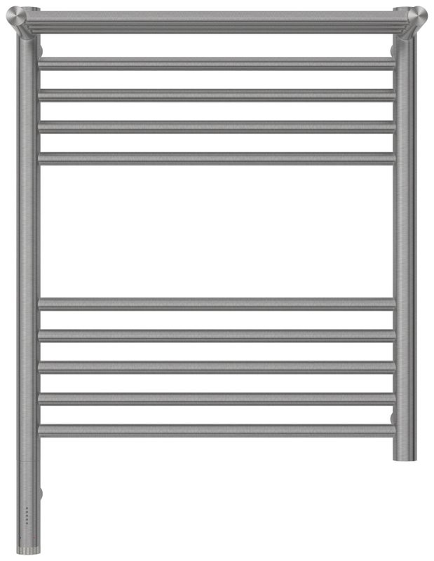 Полотенцесушитель электрический Сунержа Богема 3.1 071-6006-6050 70x55 см, подключение слева, сатин, лесенка, с полкой