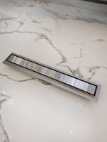 Душевой трап (лоток) AltroBagno Beni aggiuntivi AltroBagnoLivello071207Ni 60 см, решетка никель, под плитку