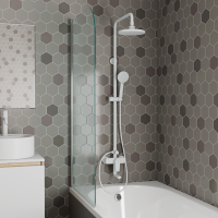 Душевая стойка D&K Bayern.Fürth DA1523708B18 белая