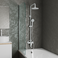 Душевая стойка D&K Bayern.Fürth DA1523708B18 белая