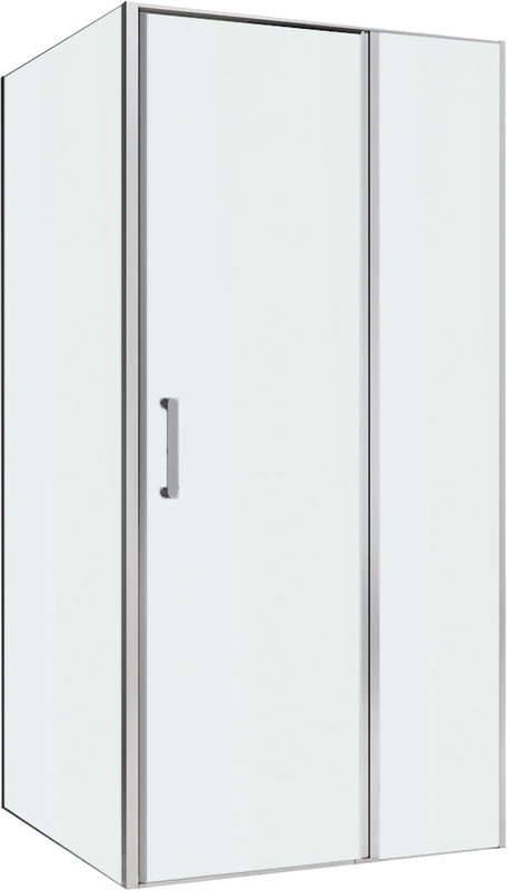 Душевой уголок Abber Sonnenstrand AG04100MS-S85M 85x100, профиль хром, стекло матовое