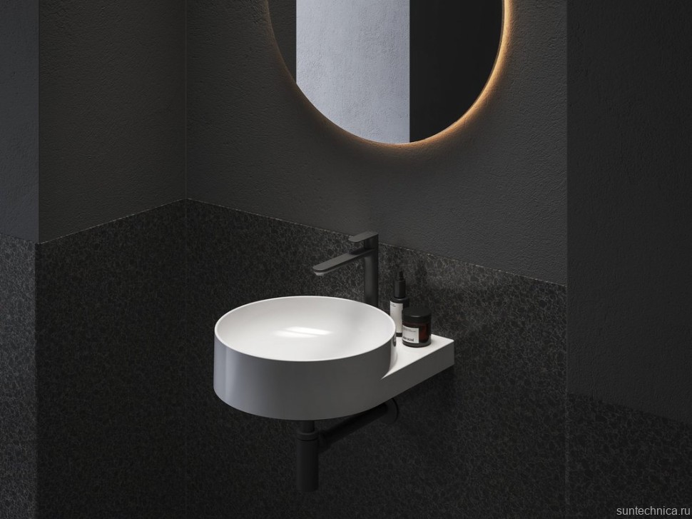 Смеситель для раковины Ravak Eleganta EL 014.21BLM BeCool, матовый черный