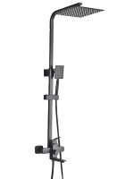 Душевая стойка Haiba HB23803-7 черная Душевая стойка Haiba HB23803-7 черная