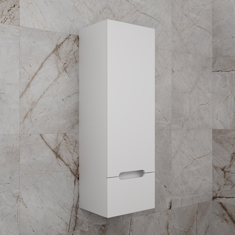 Шкаф-пенал для ванной Style Line Матис 36 Plus подвесной, белый