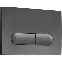 Кнопка смыва для унитаза Veconi Flush V3 пластик, цвет оружейная сталь