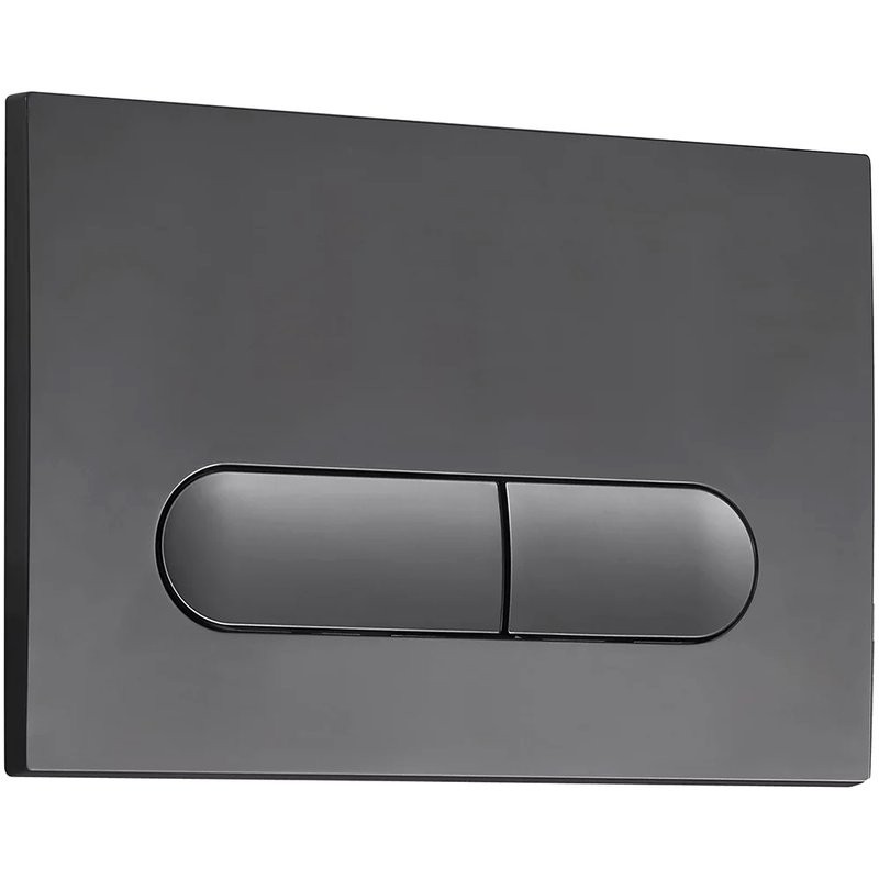 Кнопка смыва для унитаза Veconi Flush V3 пластик, цвет оружейная сталь