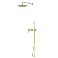 Душевой комплект Abber Wasser Kreis 316 AF8118BG С ВНУТРЕННЕЙ ЧАСТЬЮ, брашированное золото