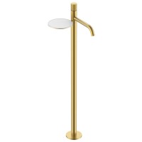 Напольный смеситель для раковины Boheme Stick 120-MG.4 matt gold spirale Напольный смеситель для раковины Boheme Stick 120-MG.4 matt gold spirale