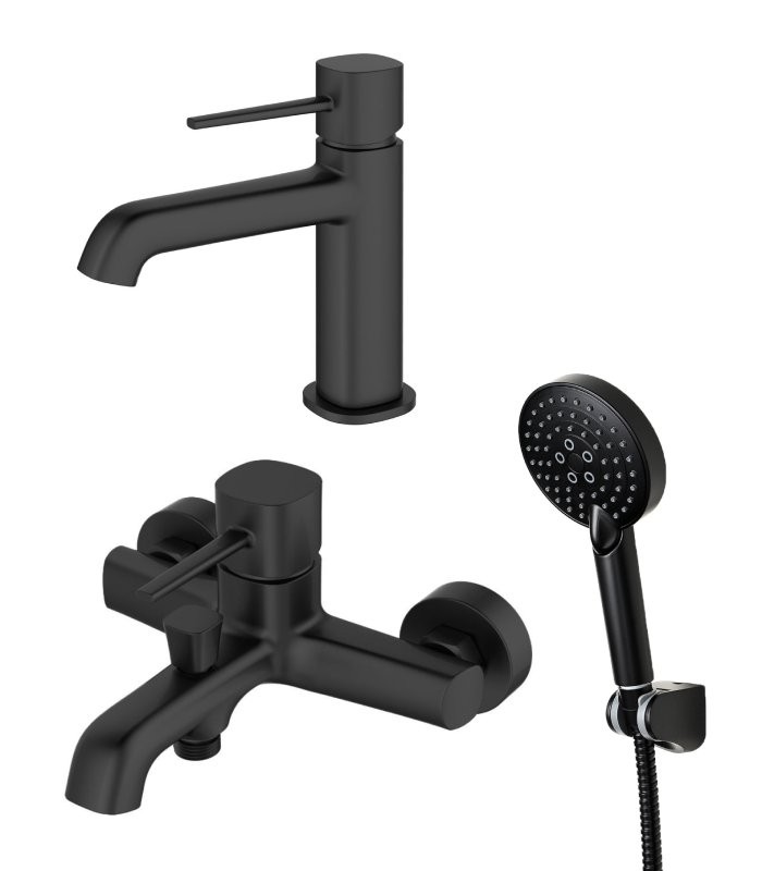 Комплект для ванной Orange Karl Karl M05-311b черный