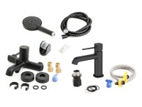 Комплект для ванной Orange Karl Karl M05-311b черный