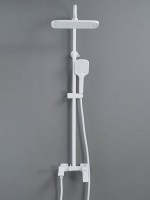 Душевая система / Тропический душ со смесителем S4036C, белый