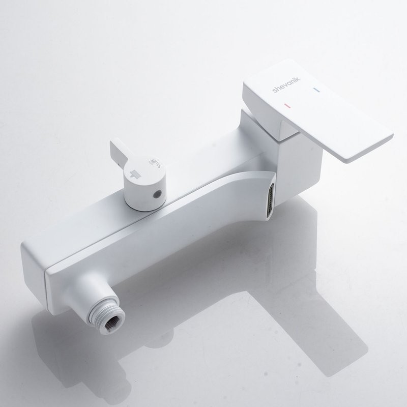 Душевая система / Тропический душ со смесителем S4036C, белый