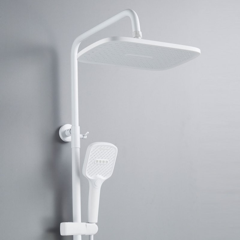 Душевая система / Тропический душ со смесителем S4036C, белый