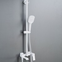 Душевая система / Тропический душ со смесителем S4036C, белый